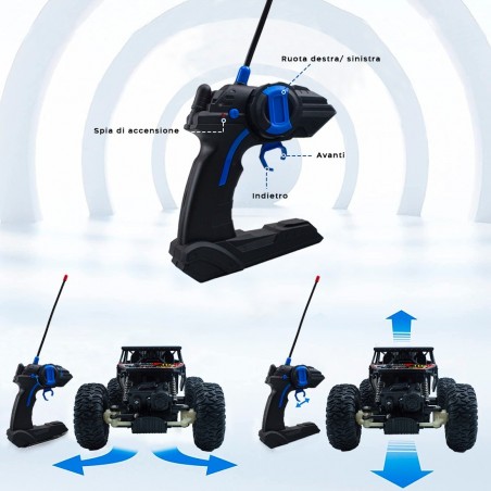 ROCK CRAWLER Voiture RC à l'échelle 1:14 Modèle à 4 roues motrices