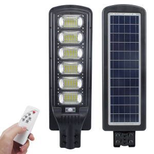 115004 Lampadaire charge solaire 300W détecteur de...