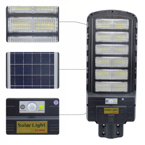 508248 Lampadaire charge solaire 600W détecteur de...