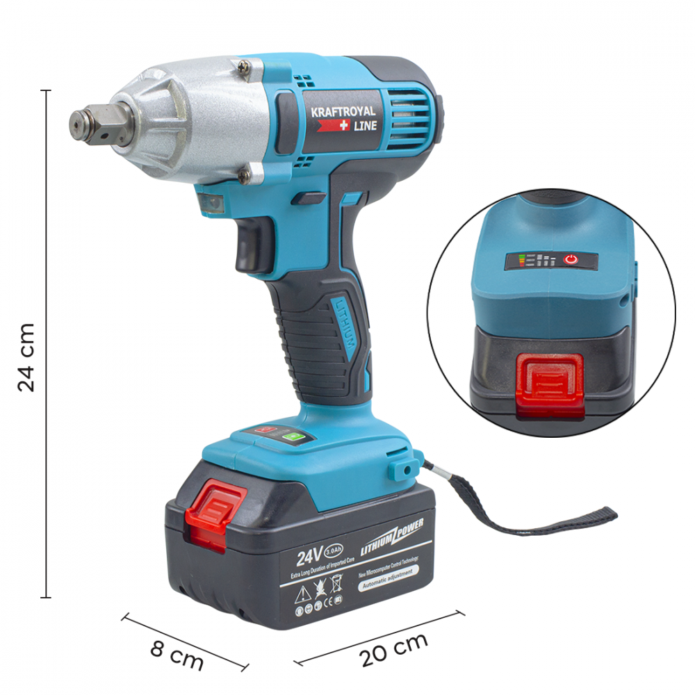 KRAFTROYAL Kit de perceuse-visseuse sans fil 3...