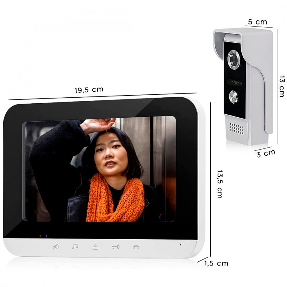 Interphone vidéo Wi-Fi unifamilial avec...