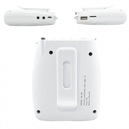 SK-105 Amplificateur vocal portable Radio FM Haut-parleurs microphone sans fil