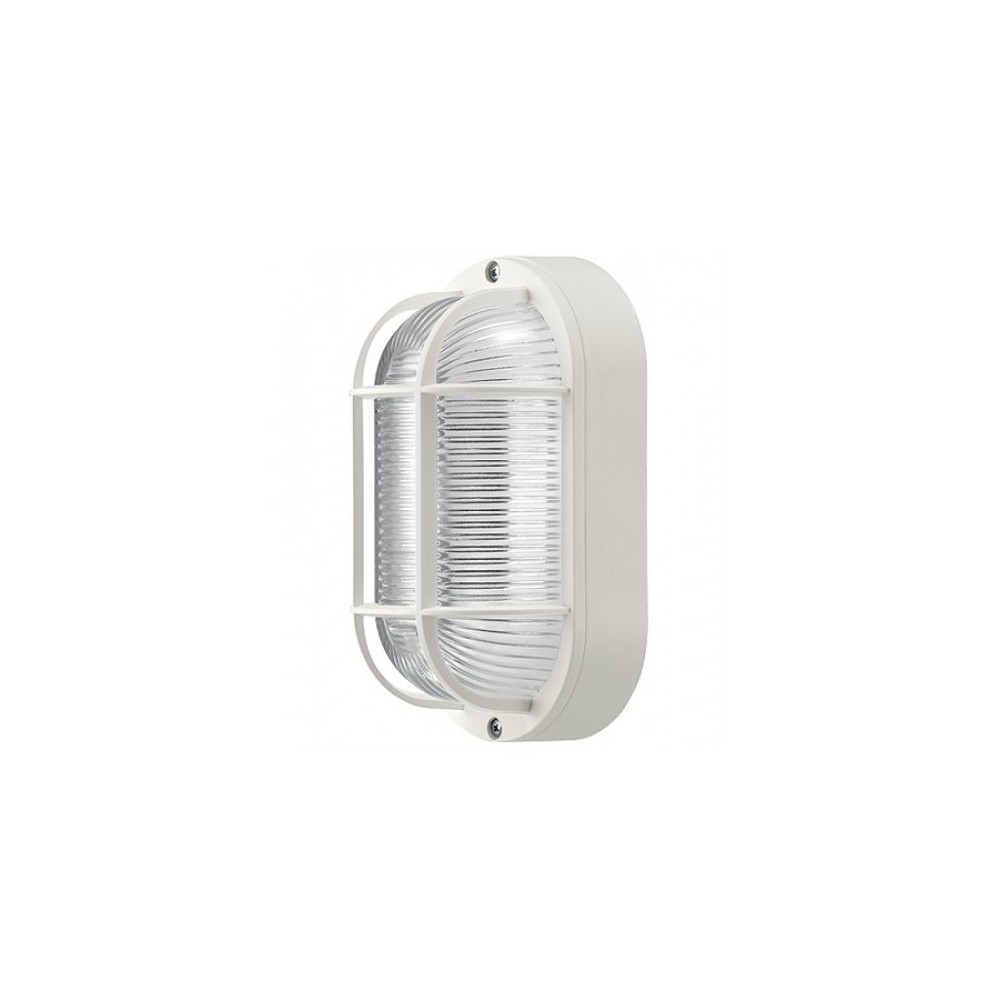 Lumière - Lampe - Applique OVAL grille E27 DHOMTECK (idéal pour le jardin) - Éclairage extérieur 