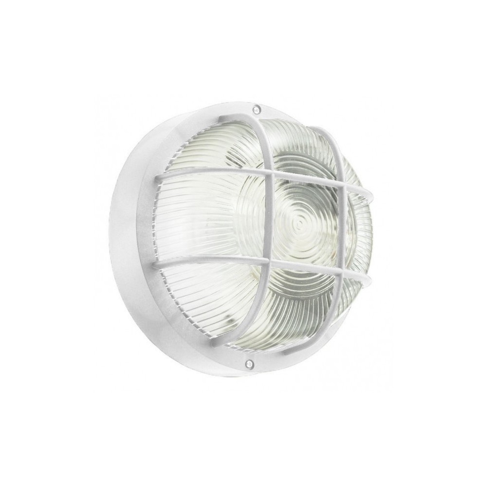 Lumière - Lampe - Applique RONDE grille E27 DHOMTECK (idéal pour le jardin) - Éclairage extérieur