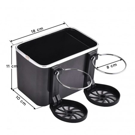 Organisateur voiture multifonctionnel pour boissons ou le stockage du téléphone