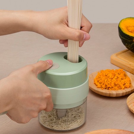 Coupe-légumes sans fil rechargeable portable pour la cuisine