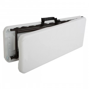 Banc pliable en plastique blanc pour camping ou bar... 2