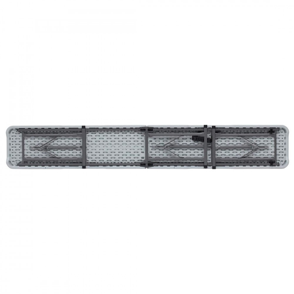 Banc pliable en plastique blanc pour camping ou...