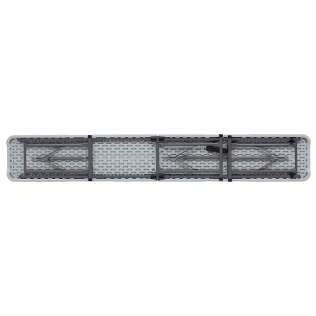 Banc pliable en plastique blanc pour camping ou bar pique-nique 183x28x43cm