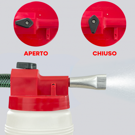 Nettoyant en aérosol pour tuyau d'arrosage pour vitres complet avec buse