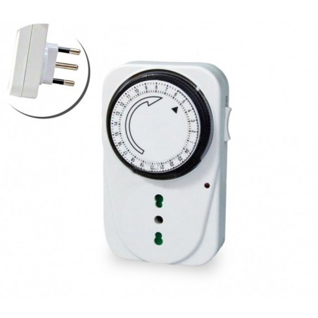 Programmateur - Minuteur - Prise électrique - sortie électrique analogique 16 A 3500 WATT TP3001-1 