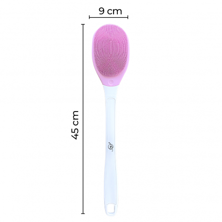 Brosse de bain à vibration électrique pour massage corporel étanche IPX7