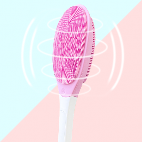 Brosse de bain à vibration électrique pour massage corporel étanche IPX7