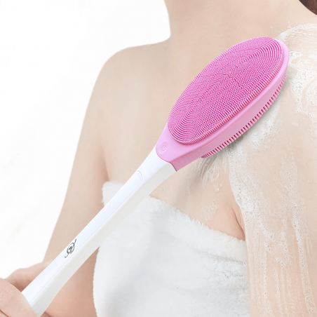 Brosse de bain à vibration électrique pour massage corporel étanche IPX7