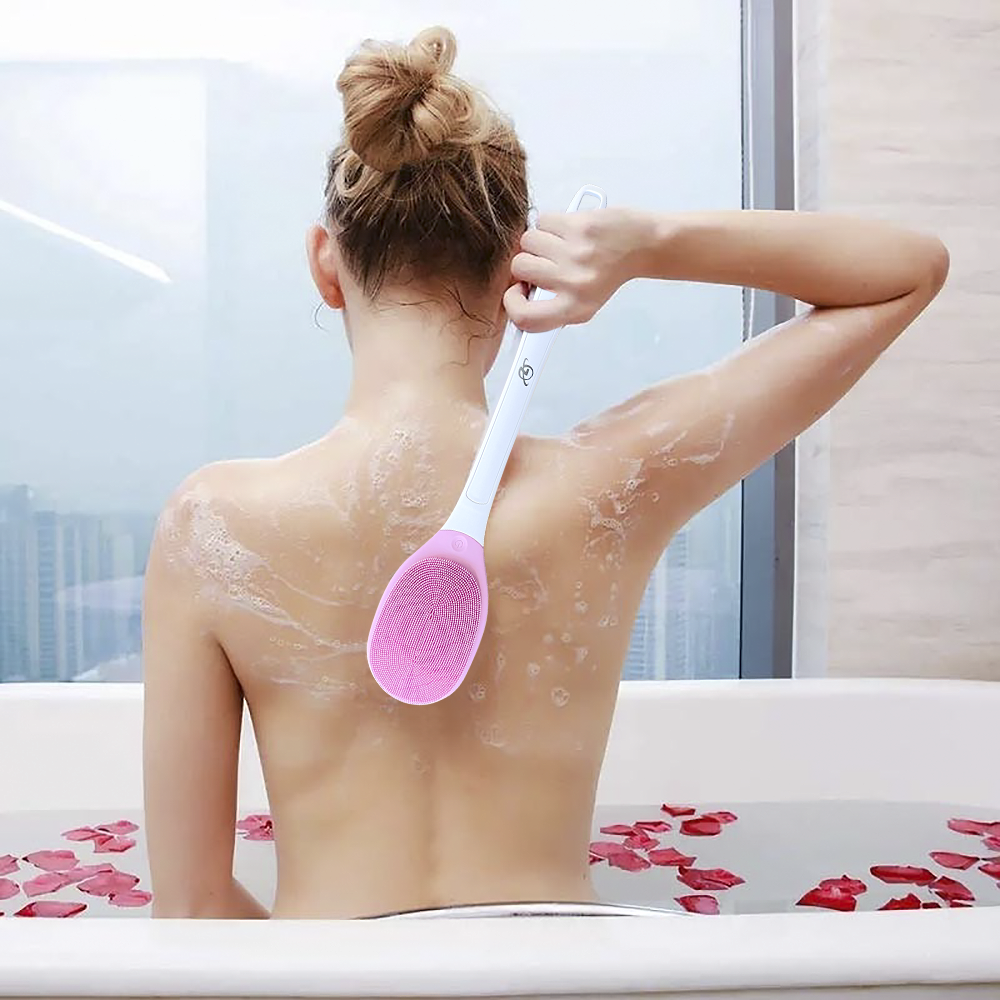 Brosse de bain à vibration électrique pour...