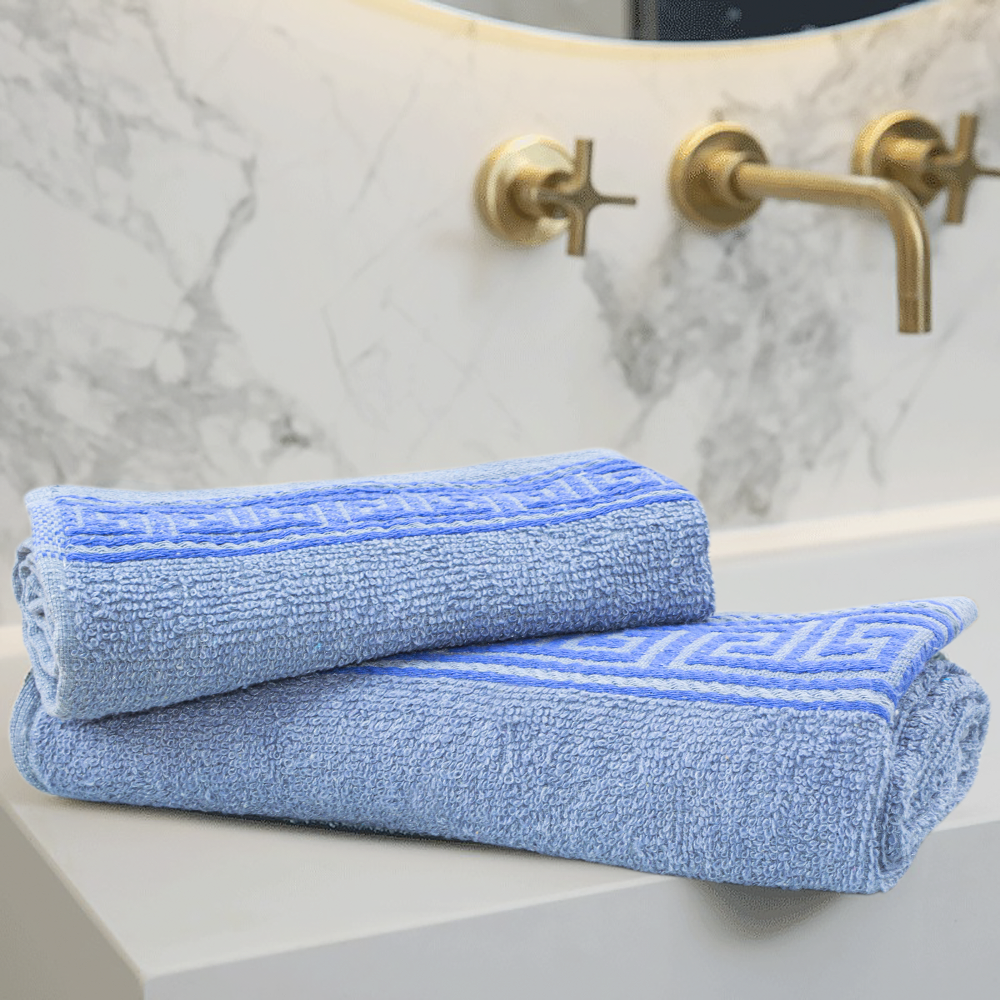 Set 12 serviettes de bain 6 visage 6 invités...