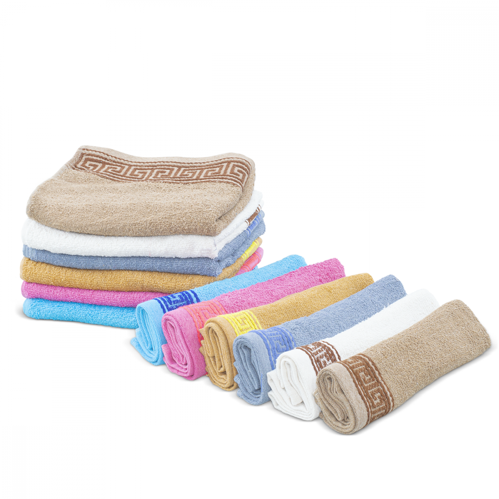 Set 12 serviettes de bain 6 visage 6 invités...