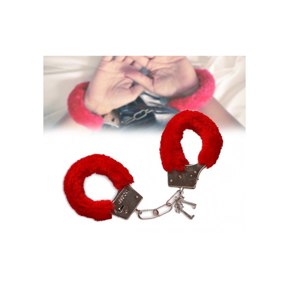 Ensemble de 3 accessoires jeu sadomasochiste menottes sexy masque de servitude et plumes HOT DEAL - 748909