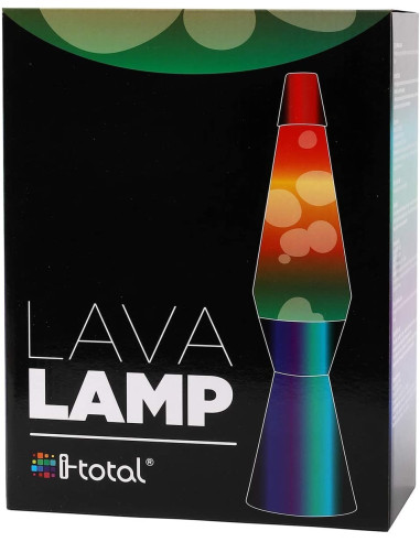 XL1767 Lampe à Lave 40cm Rainbow avec...