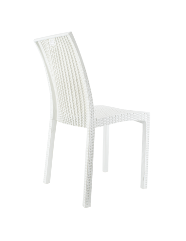 Lot de 2 chaises de jardin d'extérieur design...
