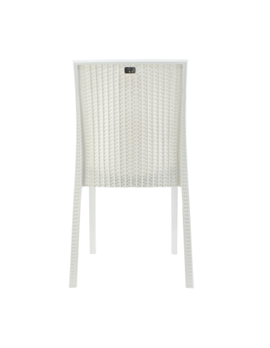 Lot de 2 chaises de jardin d'extérieur design...