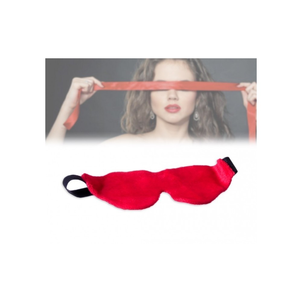 Ensemble de 4 accessoires jeu sadomasochiste menottes sexy masque en velour HOT DEAL - 748908