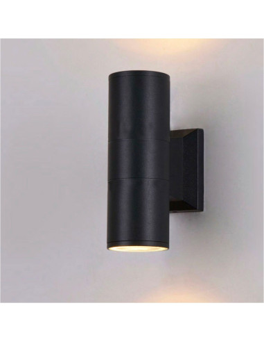 Applique murale Lampe LED Noir Intérieur et...