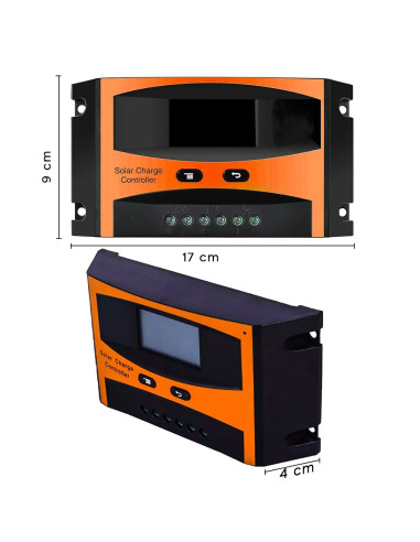 Contrôleur charge de panneau solaire Fusible...
