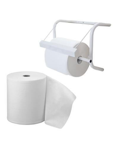 Pack 6 Maxi Bobines Papier Industriel 800...