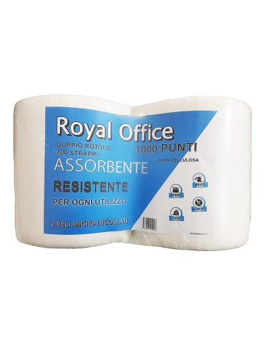 Pack 6 Maxi Bobines Papier Industriel 800...