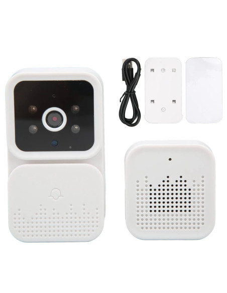 Mini interphone vidéo avec téléphone d'application de sonnette sans fil audio bi