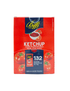 Ketchup BIFFI 132 Enveloppes Unidoses à la Tomate 100%...