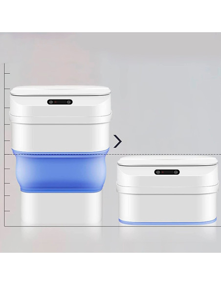 Poubelle pliante automatique à capteur infrarouge intelligent