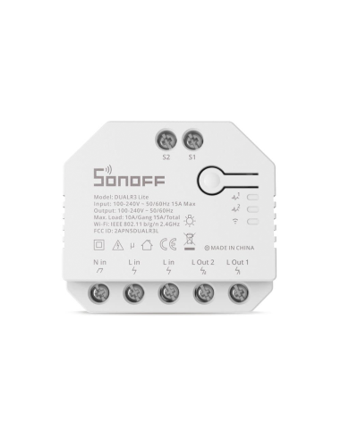 Lumière programmable Sonoff Dual R3 Lite Smart...
