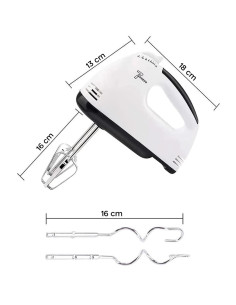 Batteur à main électrique professionnel 7 vitesses 260W... 2