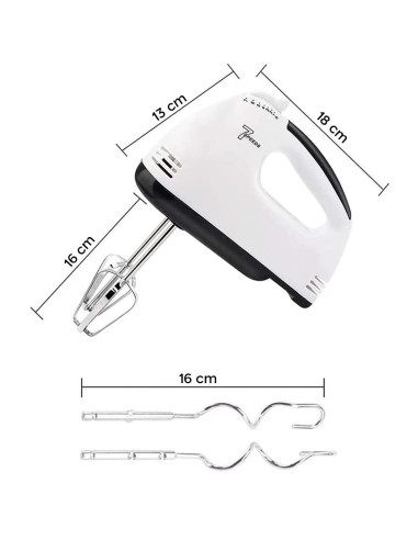 Batteur à main électrique professionnel 7...