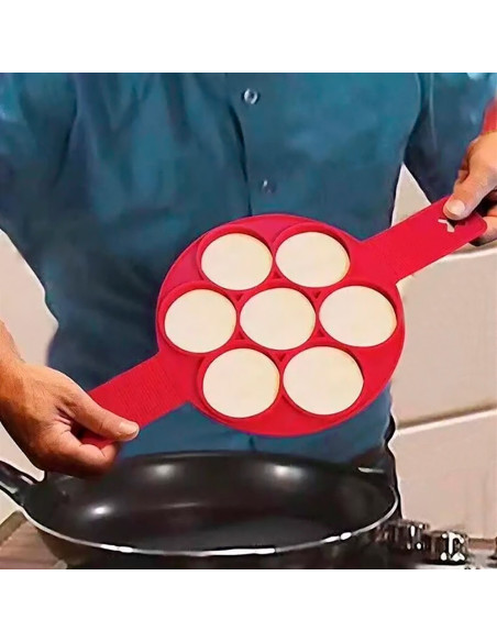 Moule en silicone à crêpes pliable antiadhésif sans BPA pour poêle et four