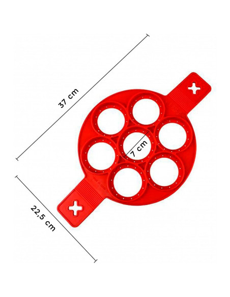 Moule en silicone à crêpes pliable antiadhésif sans BPA pour poêle et four
