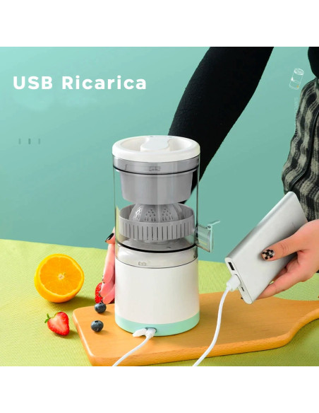 Extracteur de jus portable sans fil rechargeable par USB