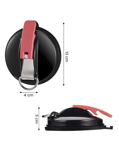 Kit d'ancrage à ventouse 2pcs Crochet...