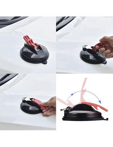 Kit d'ancrage à ventouse 2pcs Crochet...