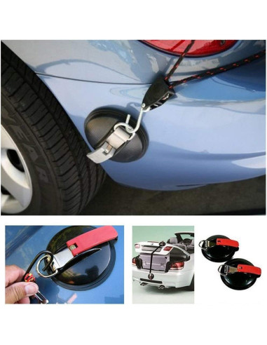 Kit d'ancrage à ventouse 2pcs Crochet...