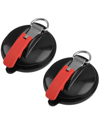 Kit d'ancrage à ventouse 2pcs Crochet...