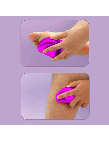 Épilateur de cristal réutilisable Gommage...