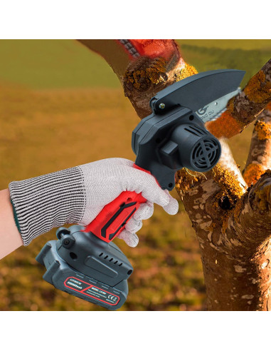 Mini tronçonneuse à batterie 21V sans fil 6...