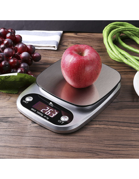Balance cuisine numérique 10KG Affichage LCD électronique professionnel