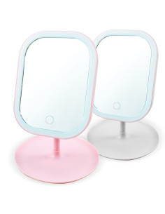 Miroir cosmétique éclairé éclairé par LED de maquillage...