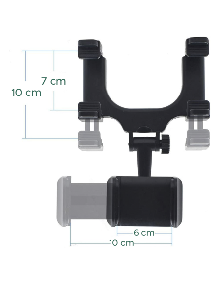 Support de téléphone universel Support de téléphone portable pour rétroviseur