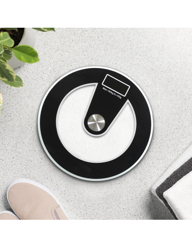 Pèse-personne électronique digital en verre...