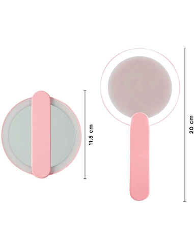 Miroir cosmétique avec lumière LED pour miroir...